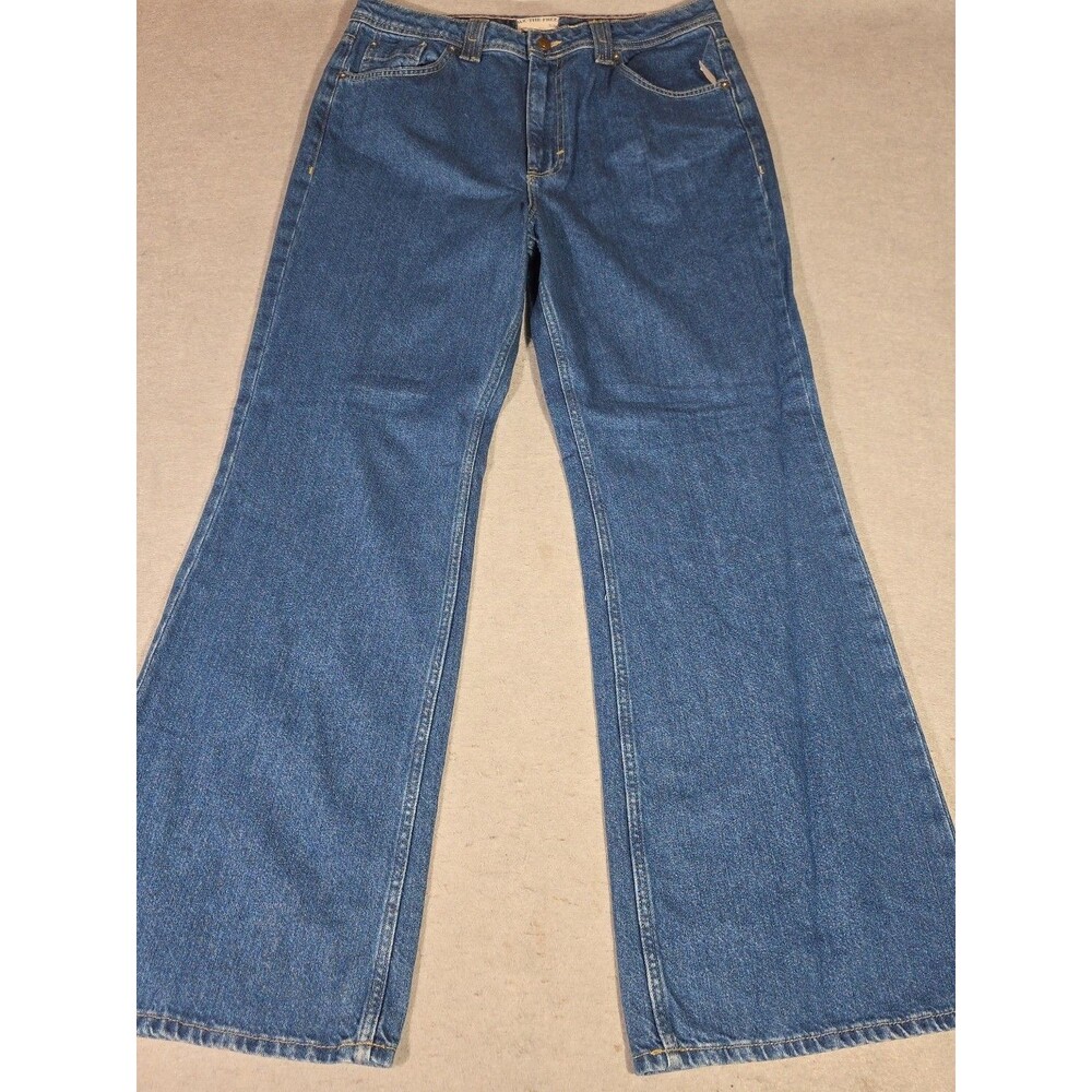 We the Free Free People Ava High Rise Boot Cut Denim Size 32 Relaxed Fit Flare
